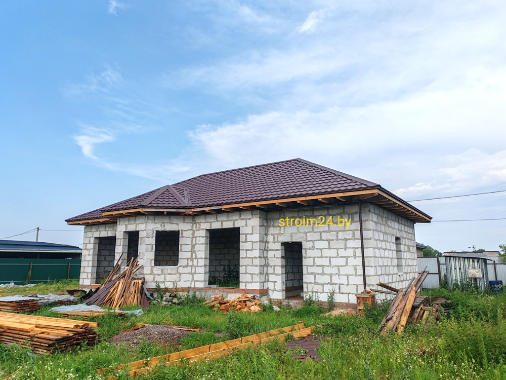 Вальмовая кровля под ключ. Монтаж новой стропильной системы.